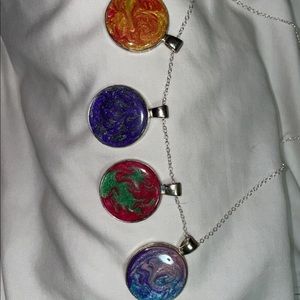 Beautiful Handmade Resin Necklace